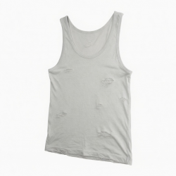 Ripped Cotton Spandex Viscos Mixed Summer Tank Top Y2K Dress Apparel Stock Mixed Style Sleeveless Outdoor Top