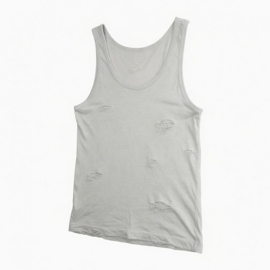 Ripped Cotton Spandex Viscos Mixed Summer Tank Top Y2K Dress Apparel Stock Mixed Style Sleeveless Outdoor Top
