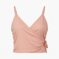 New Solid Color Summer Wrap Chest All-match Bottoming Shirt Cropped tank Top