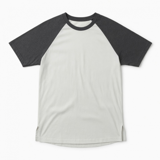 Casual Short Sleeve T Shirts Crewneck Raglan Tees Side Split Summer Tunic Tops