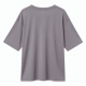 Tri Blend Half Sleeve T Shirts Fashion V Neck Oversized Loose Tops Solid Casual Basic Blouses