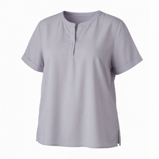 Blouses Tops Shirt Short Sleeve Light Weight Short Length Plus Sizes Top and Blouses for