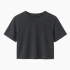 Special Round Neck Crop Top and Short Sleeves Washed Short Sleeve Crop Tops for