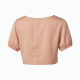 Trendy Crop Top Stylish Midriff-Baring Blouse