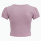 Baby Tee T-shirts Crop Top Puff Rhinestone Plain Sexy Fitted Thin Blank Shirt for Woman