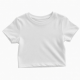 Basic Blanks White Tshirts Cotton T-Shirt T Shirt Baby Tees Crop Tops for
