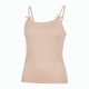 Tops Sleeveless Spaghetti Strap Camisole Double Padded Push up Knitted Vest Breathable Soft Summer Ice Silk
