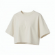 Crop Top Oversized Short T Shirts Design Crop Half Sleeve Drop Shoulder T-shirts Crop Tops