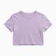 Basic Short Sleeve Crop T Shirt Top Y2K Clothes Workout Tops Summer Shirt for Plus Size Breathable Reorder