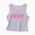 Y2K Summer Casual Short Tank Top Breathable Knitted with Front Letter Print