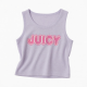 Y2K Summer Casual Short Tank Top Breathable Knitted with Front Letter Print