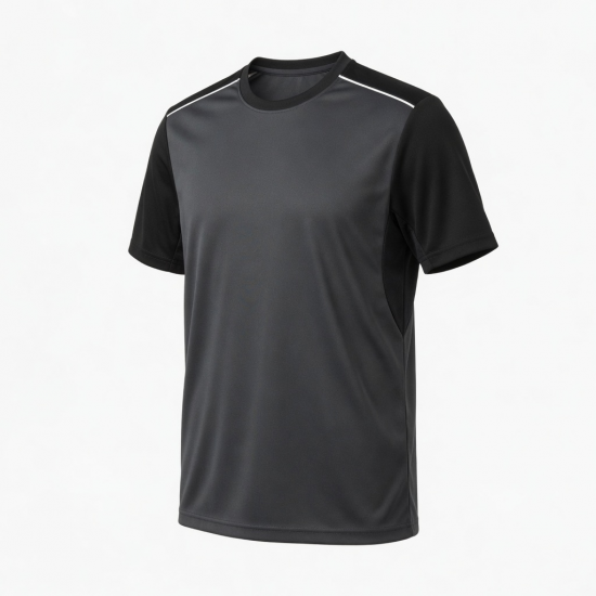 Short Sleeve Sports T-Shirt Crew Neck Quick Dry Running Top High Elasticity Breathable Fitness Yoga Exercise