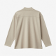 Casual Slim Mock Neck Top Oversized Soft Cotton Daily Casual Tops